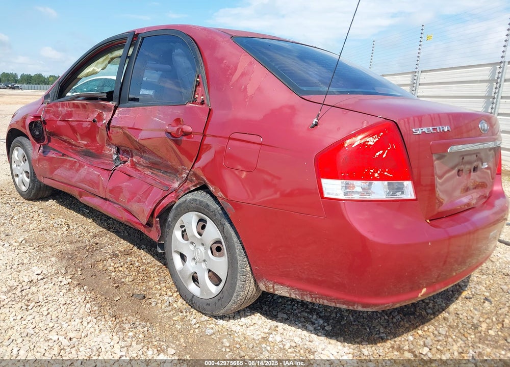 2009 KIA SPECTRA VIN: KNAFE221195591143