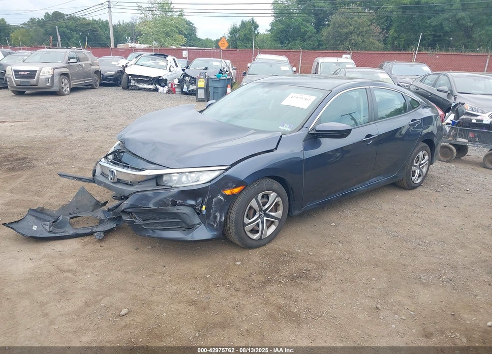 2017 HONDA CIVIC VIN: 2HGFC2F5XHH509537