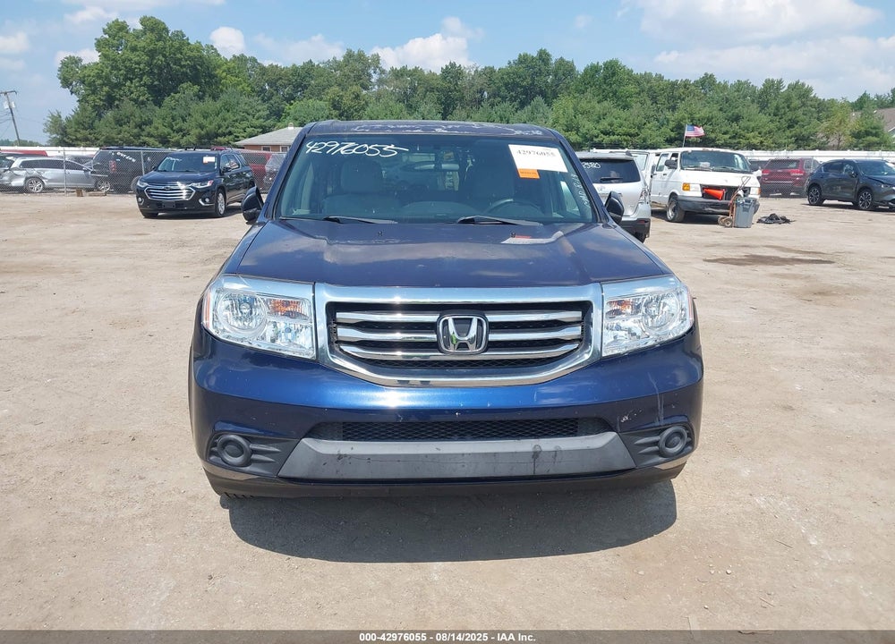 2013 HONDA PILOT VIN: 5FNYF3H22DB040919