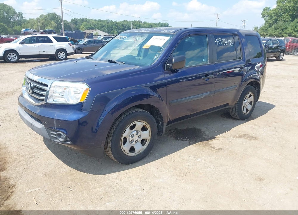 2013 HONDA PILOT VIN: 5FNYF3H22DB040919