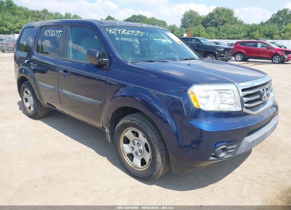 2013 HONDA PILOT VIN: 5FNYF3H22DB040919