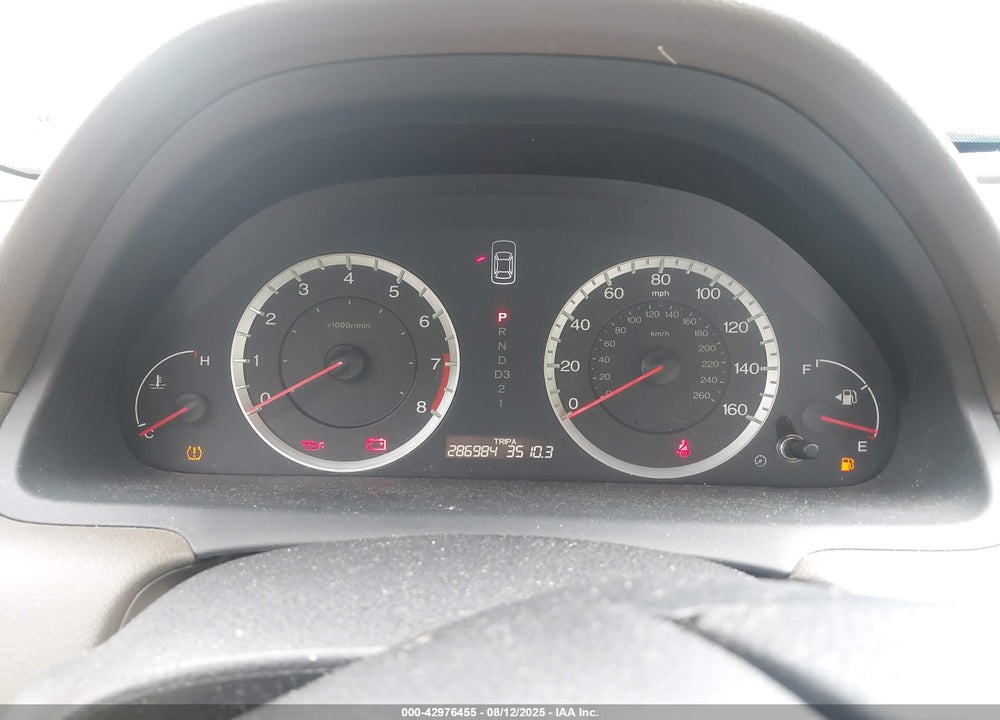 2009 HONDA ACCORD VIN: 1HGCP26339A032567