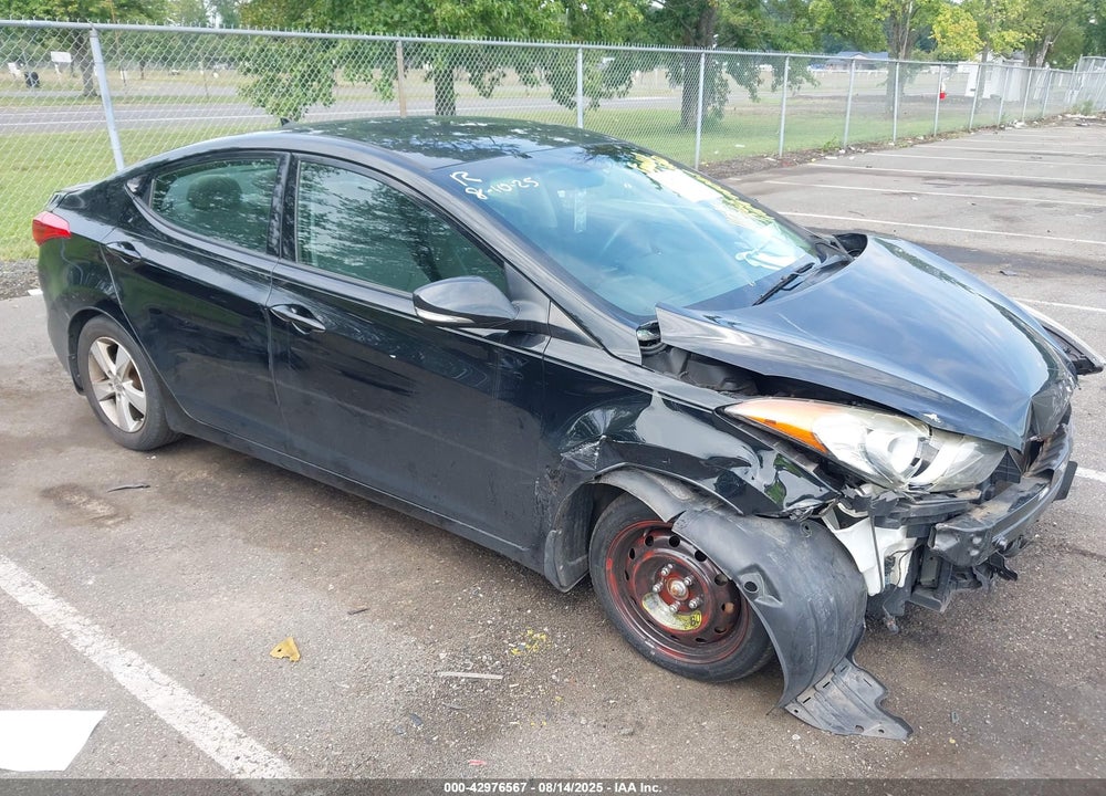 2013 HYUNDAI ELANTRA GLS VIN: 5NPDH4AE1DH275204