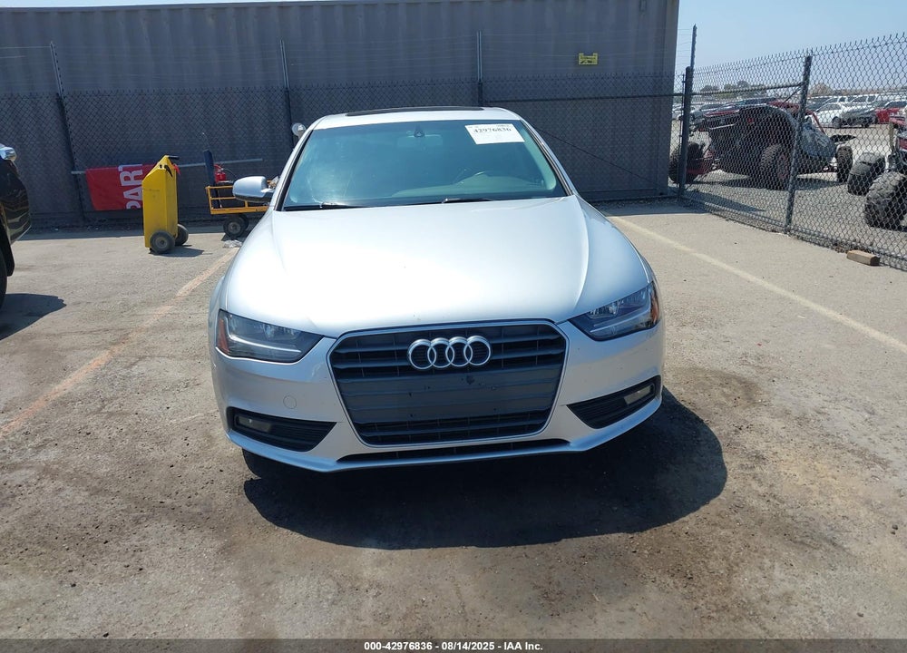 2014 AUDI A4 2.0T PREMIUM VIN: WAUAFAFLXEN033279