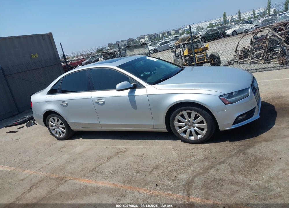 2014 AUDI A4 2.0T PREMIUM VIN: WAUAFAFLXEN033279