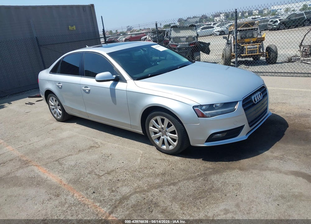 2014 AUDI A4 2.0T PREMIUM VIN: WAUAFAFLXEN033279