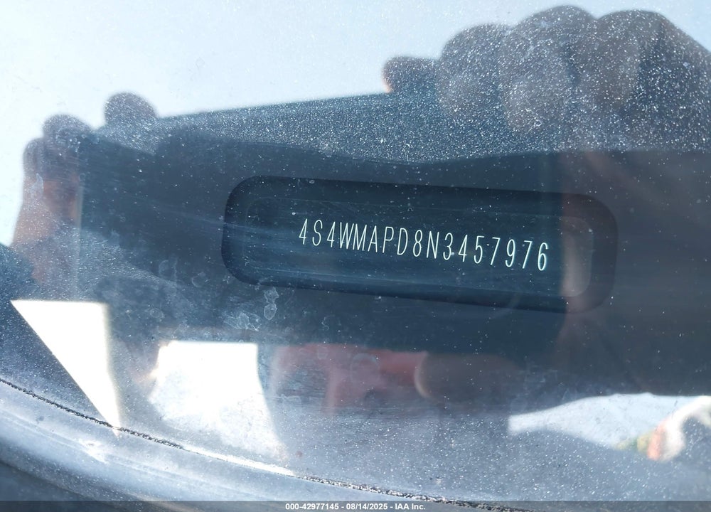 2022 SUBARU ASCENT VIN: 4S4WMAPD8N3457976