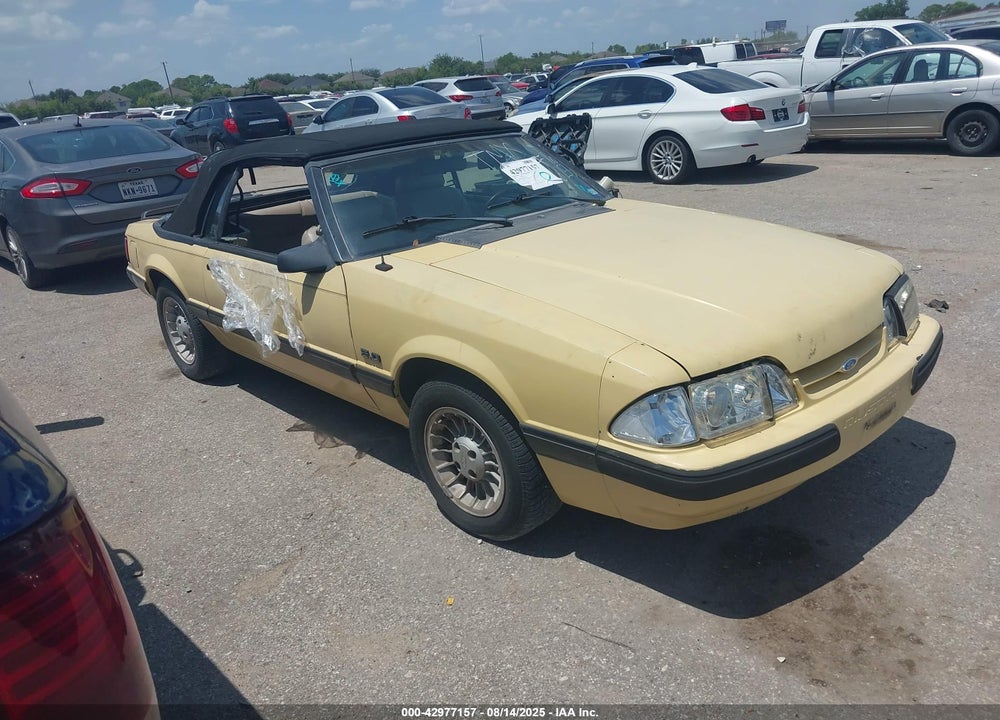 1987 FORD MUSTANG LX VIN: 1FABP44E1HF166253