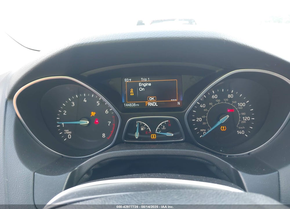 2018 FORD FOCUS VIN: 1FADP3F29JL319037