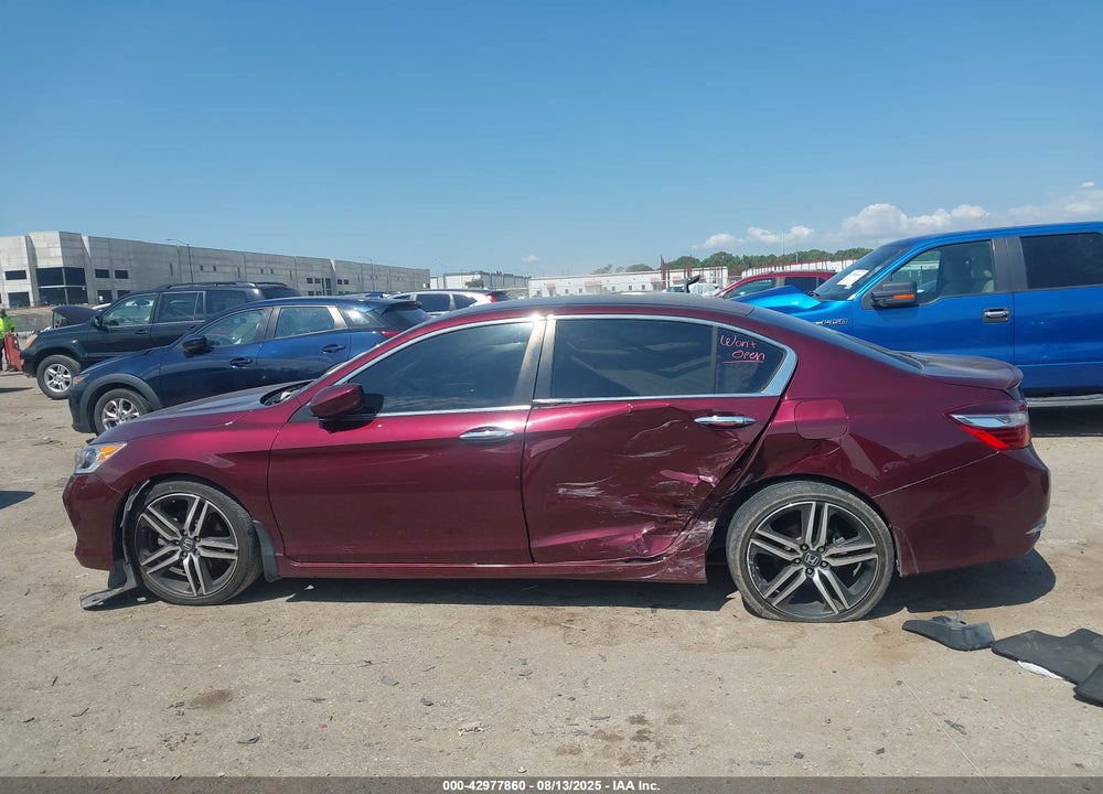 2017 HONDA ACCORD SPORT VIN: 1HGCR2F52HA226422