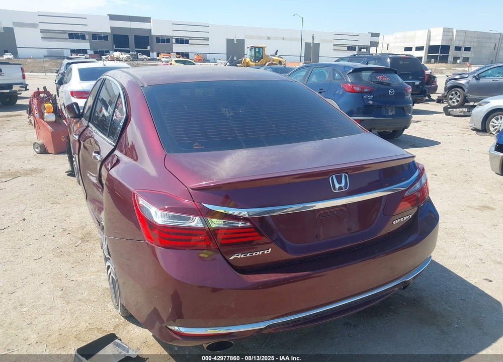 2017 HONDA ACCORD SPORT VIN: 1HGCR2F52HA226422