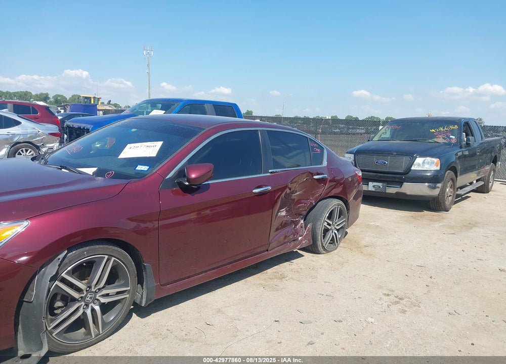 2017 HONDA ACCORD SPORT VIN: 1HGCR2F52HA226422