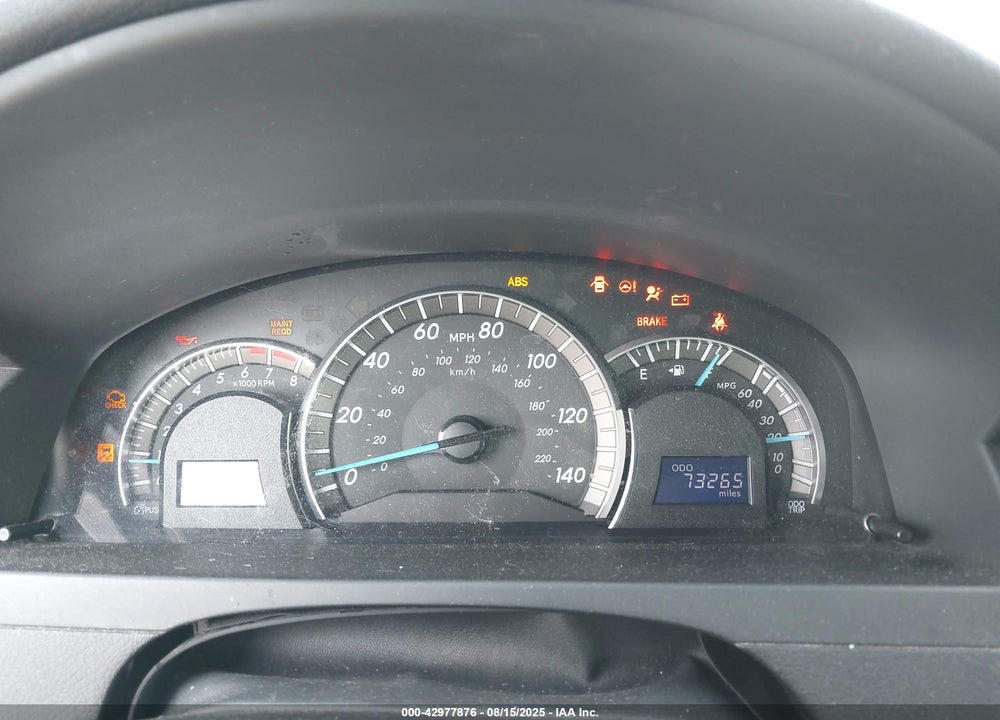 2012 TOYOTA CAMRY VIN: 4T1BF1FK6CU085361