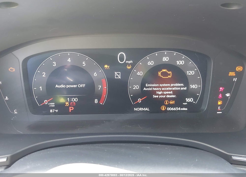 2025 ACURA INTEGRA VIN: 19UDE4H63SA005694
