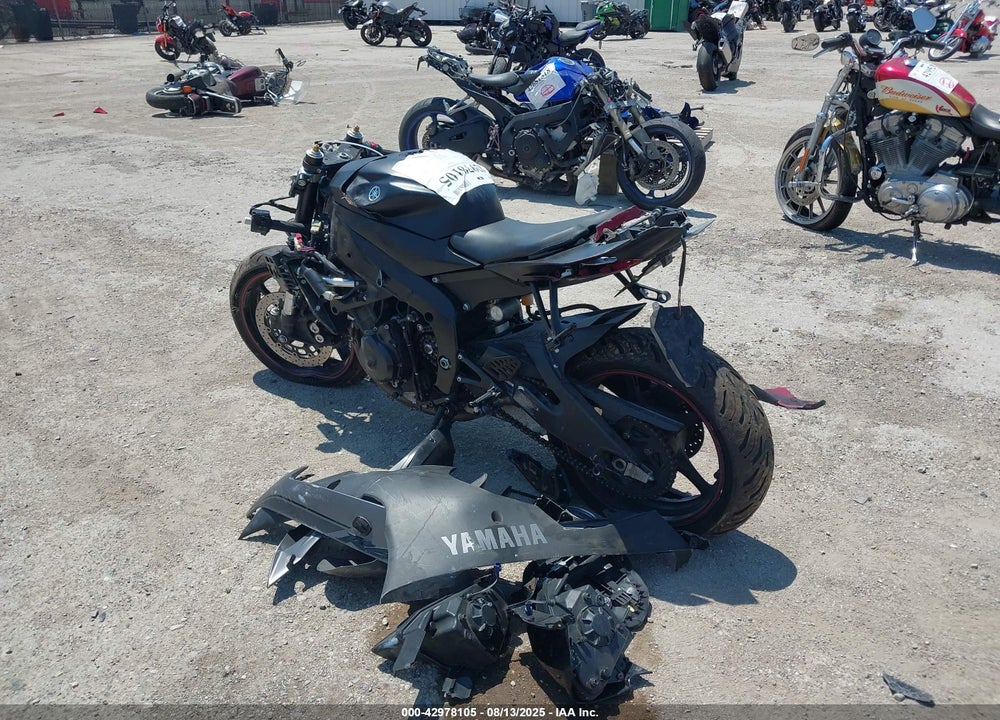 2008 YAMAHA YZFR6 VIN: JYARJ16E58A005841