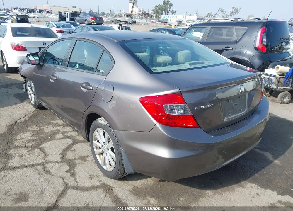 2012 HONDA CIVIC VIN: 19XFB2F89CE306817
