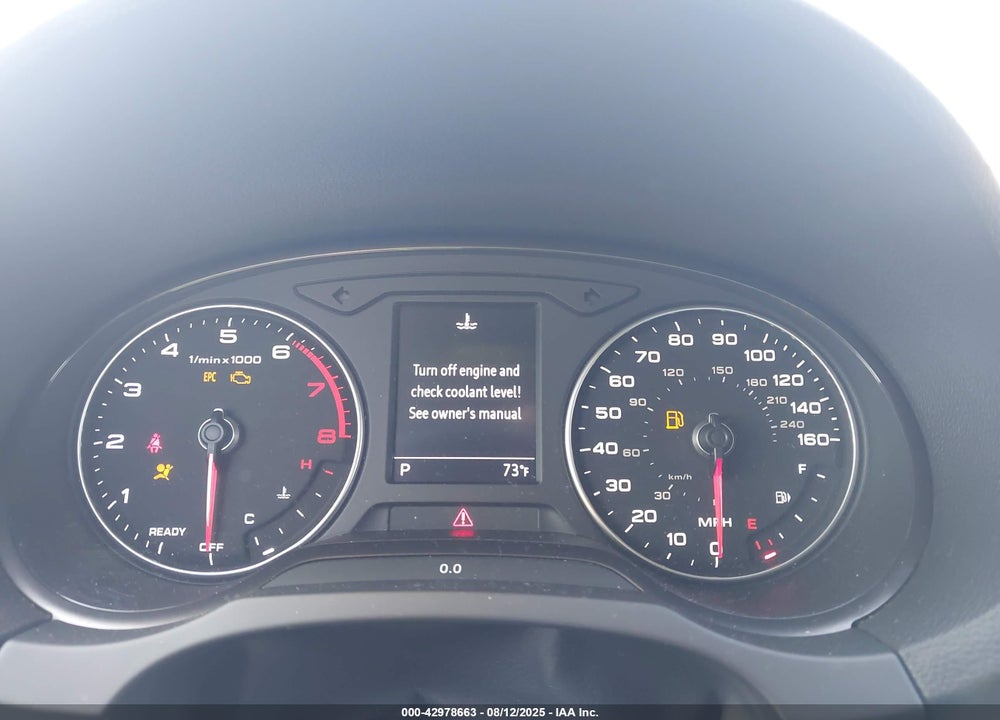 2018 AUDI A3 VIN: WAUAUGFF7J1013446
