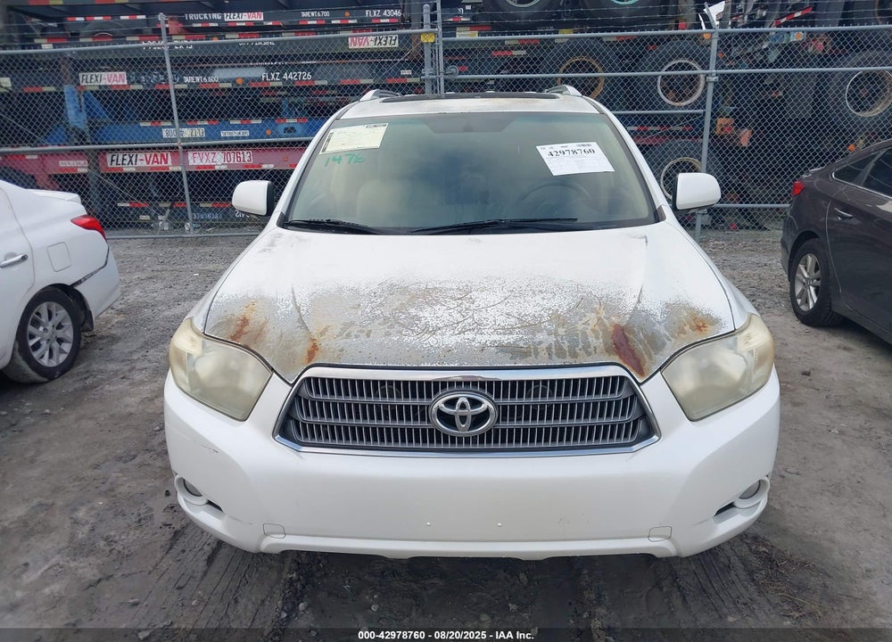 2008 TOYOTA HIGHLANDER HYBRID LIMITED VIN: JTEEW44A282020731