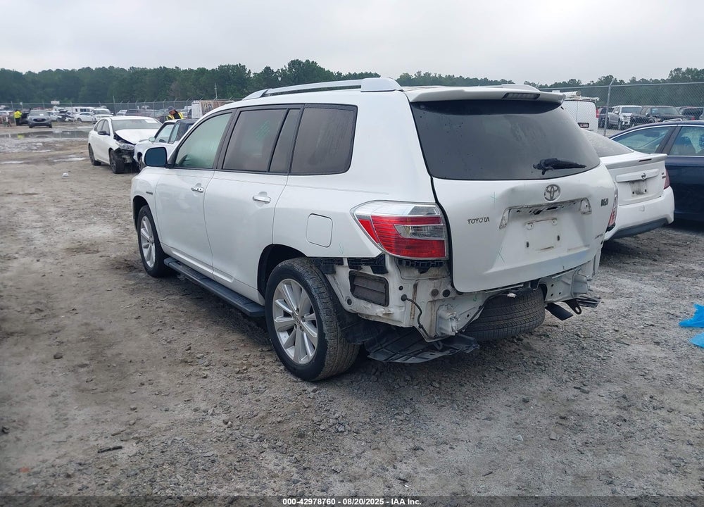 2008 TOYOTA HIGHLANDER HYBRID LIMITED VIN: JTEEW44A282020731