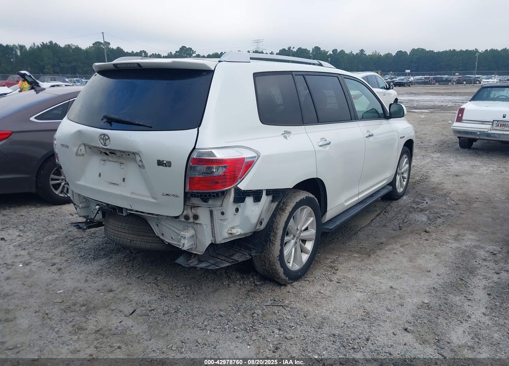 2008 TOYOTA HIGHLANDER HYBRID LIMITED VIN: JTEEW44A282020731