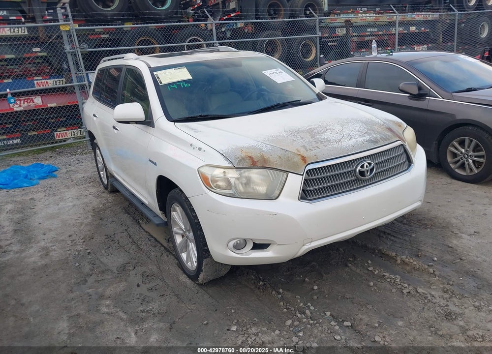 2008 TOYOTA HIGHLANDER HYBRID LIMITED VIN: JTEEW44A282020731
