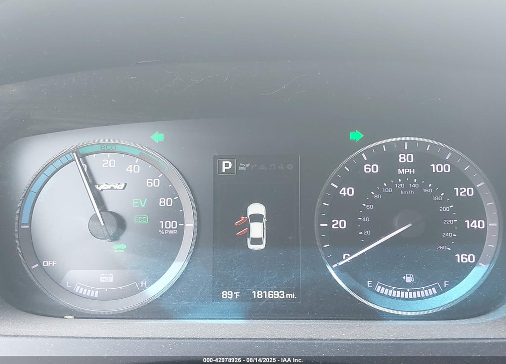 2016 HYUNDAI SONATA HYBRID VIN: KMHE34L15GA029227
