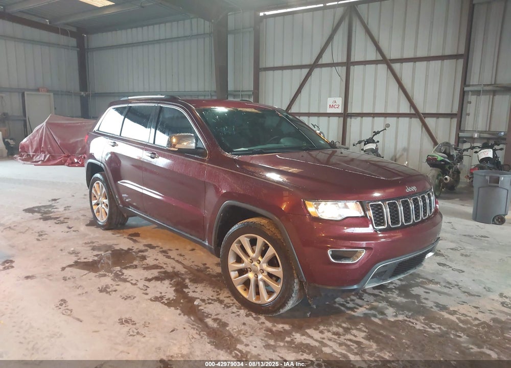 2017 JEEP GRAND CHEROKEE LIMITED 4X2 VIN: 1C4RJEBG4HC805215