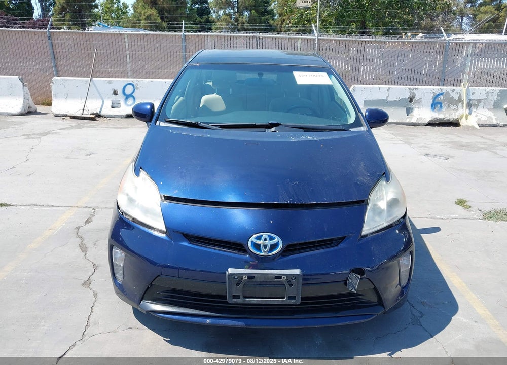 2013 TOYOTA PRIUS THREE VIN: JTDKN3DU4D1615899
