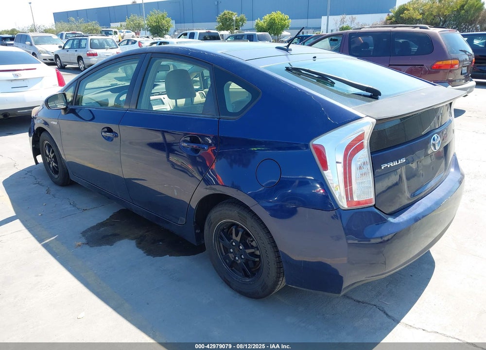 2013 TOYOTA PRIUS THREE VIN: JTDKN3DU4D1615899