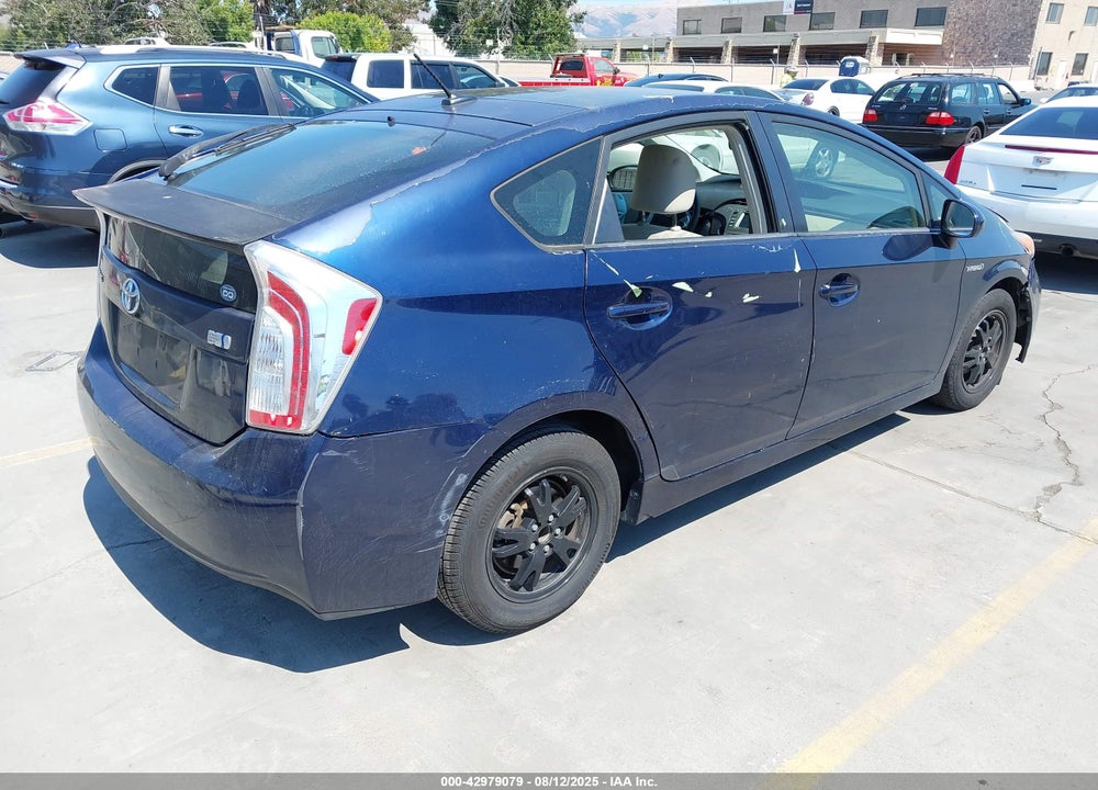 2013 TOYOTA PRIUS THREE VIN: JTDKN3DU4D1615899