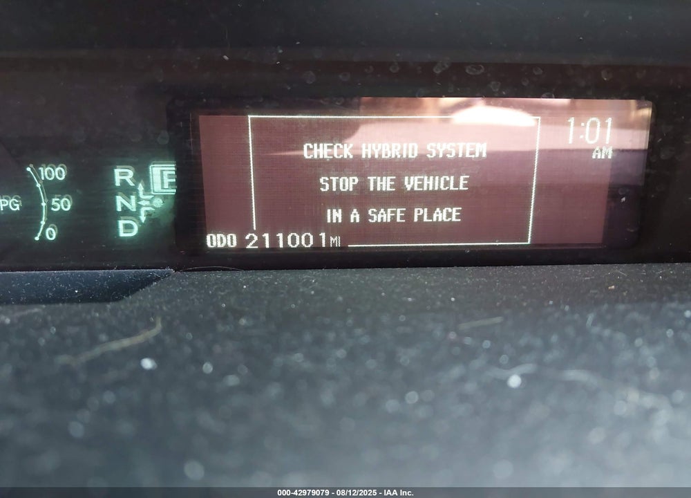 2013 TOYOTA PRIUS THREE VIN: JTDKN3DU4D1615899