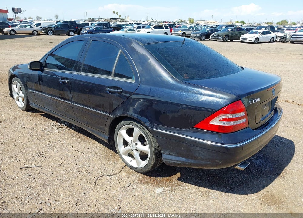 2006 MERCEDES-BENZ C 230 SPORT VIN: WDBRF52H66F736452
