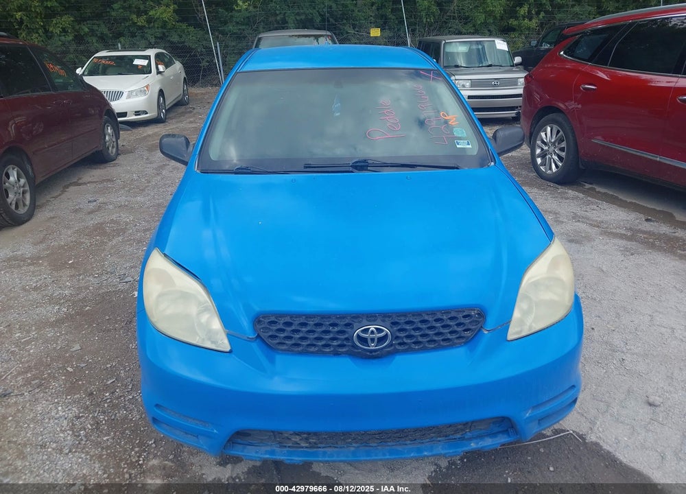 2003 TOYOTA MATRIX STANDARD VIN: 2T1KR32E23C037540