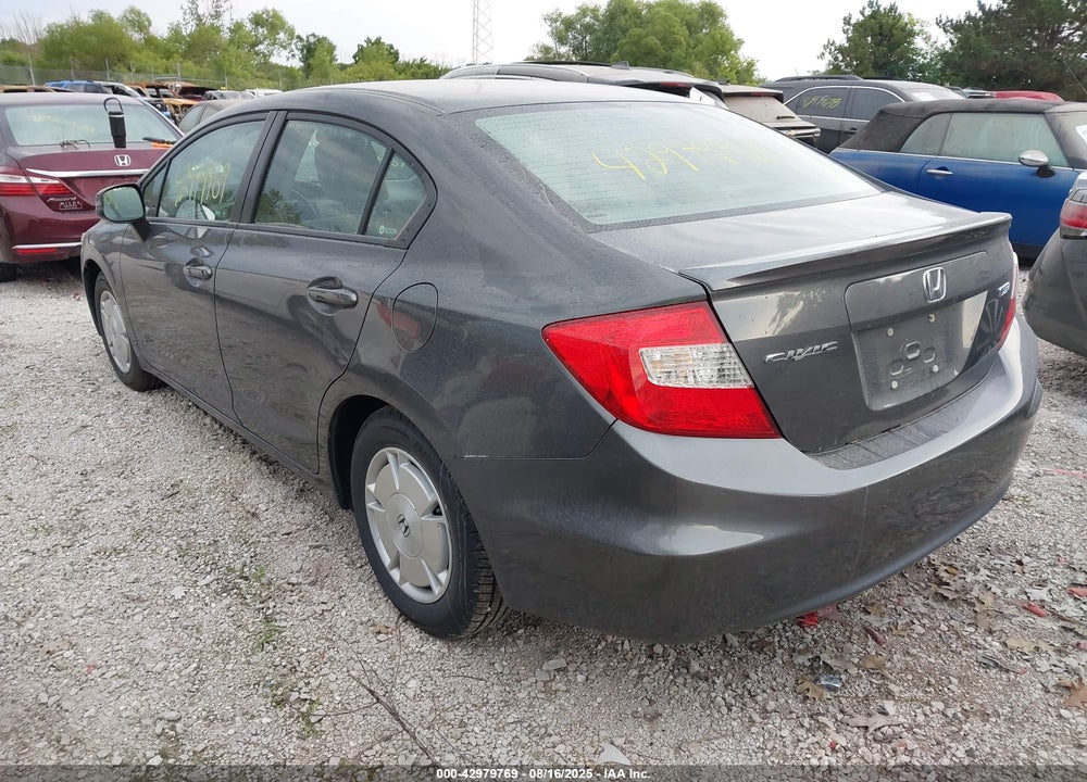 2012 HONDA CIVIC VIN: 2HGFB2F66CH552549