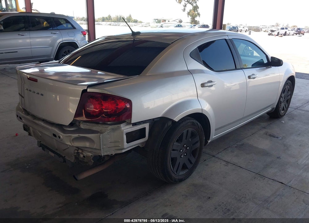 2011 DODGE AVENGER VIN: 1B3BD4FB7BN592016