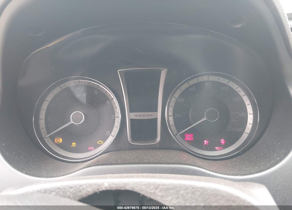 2013 HYUNDAI AZERA VIN: KMHFH4JG3DA207225