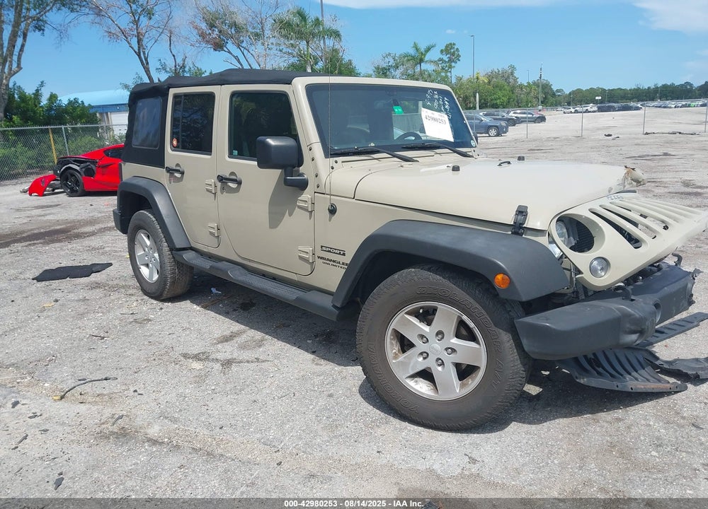 2017 JEEP WRANGLER UNLIMITED SPORT 4X4 VIN: 1C4BJWDG2HL690098