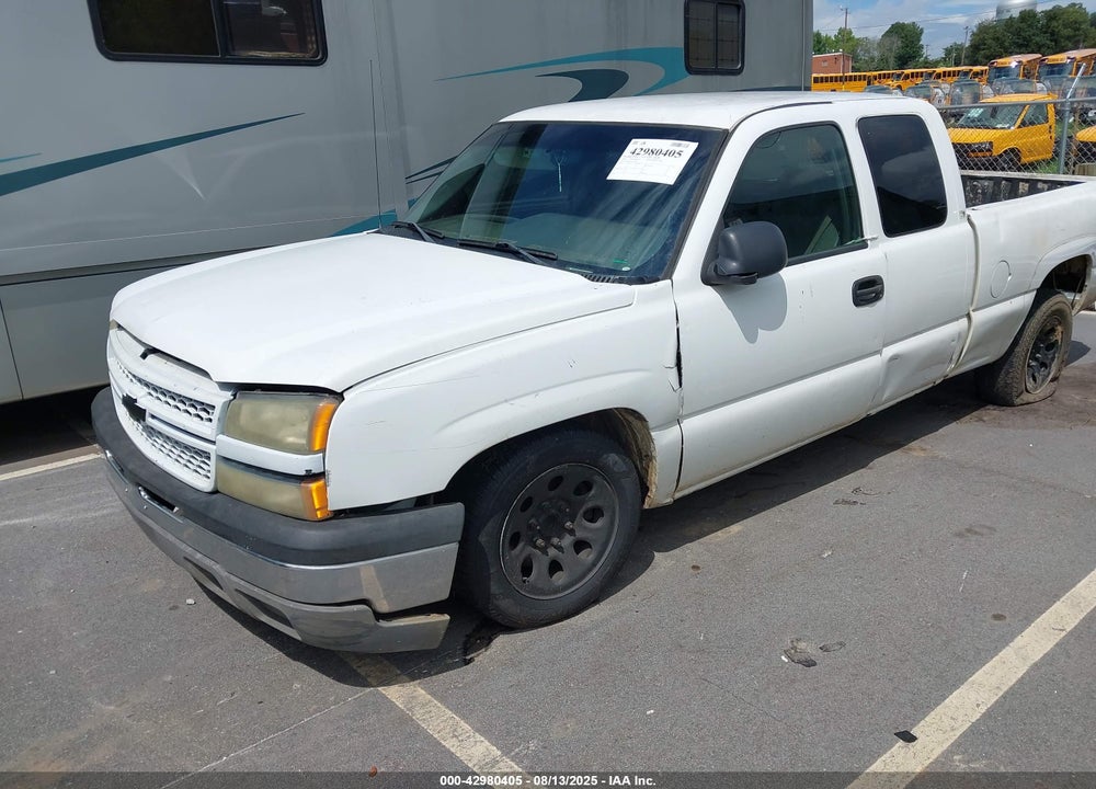 2005 CHEVROLET SILVERADO 1500 WORK TRUCK VIN: 1GCEC19XX5Z257107