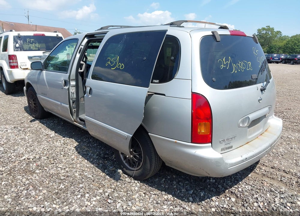 1999 NISSAN QUEST GLE/GXE/SE VIN: 4N2XN11T5XD842430