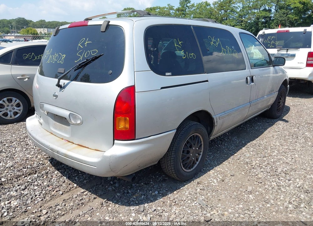 1999 NISSAN QUEST GLE/GXE/SE VIN: 4N2XN11T5XD842430