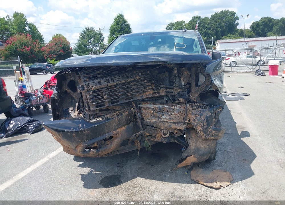 2021 CHEVROLET SILVERADO 1500 4WD SHORT BED CUSTOM VIN: 3GCPYBEK0MG370119