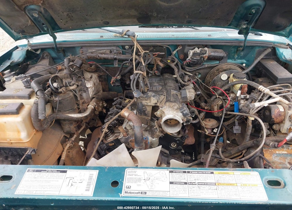 1998 FORD RANGER SPLASH/XL/XLT VIN: 1FTZR15X6WPB01780