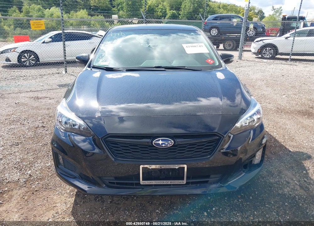 2017 SUBARU IMPREZA VIN: 4S3GTAK65H3738139