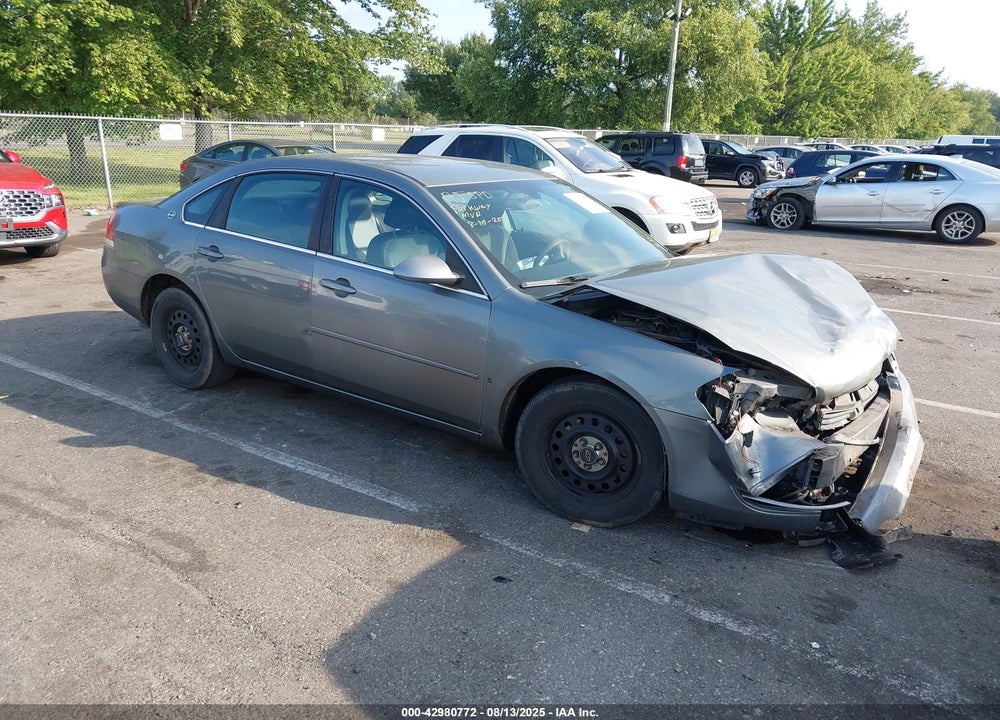 2008 CHEVROLET IMPALA POLICE VIN: 2G1WS553X81366660