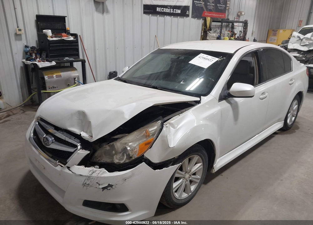 2011 SUBARU LEGACY 2.5I PREMIUM VIN: 4S3BMCC60B3237961