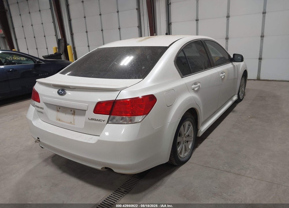 2011 SUBARU LEGACY 2.5I PREMIUM VIN: 4S3BMCC60B3237961