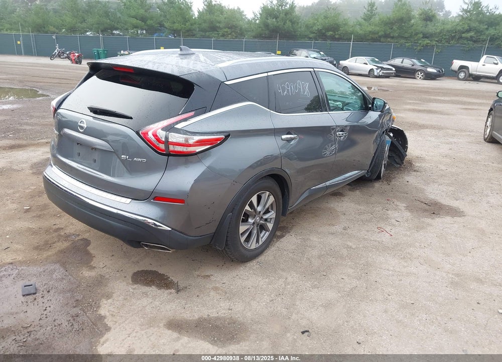 2017 NISSAN MURANO VIN: 5N1AZ2MH6HN184411