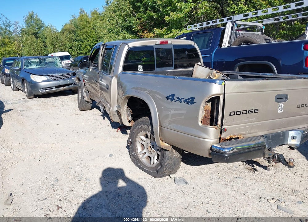 2003 DODGE DAKOTA SLT VIN: 1D7HG48X53S378899