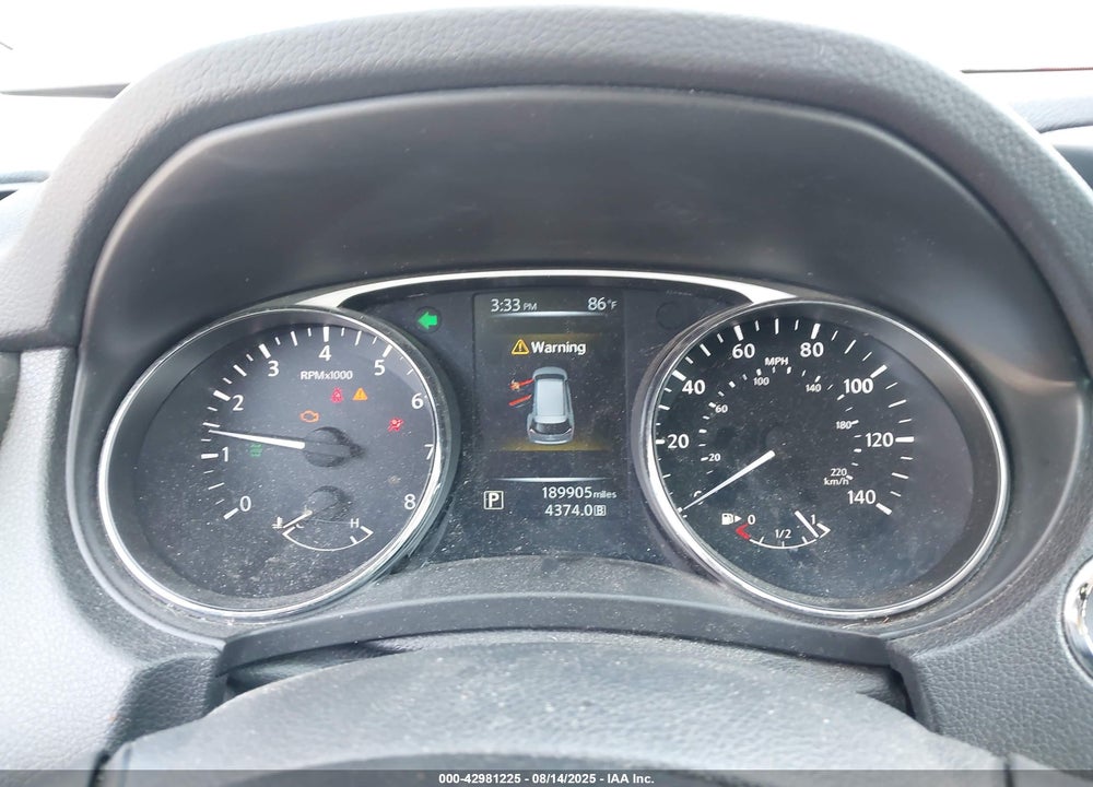 2014 NISSAN ROGUE VIN: 5N1AT2MV9EC767876