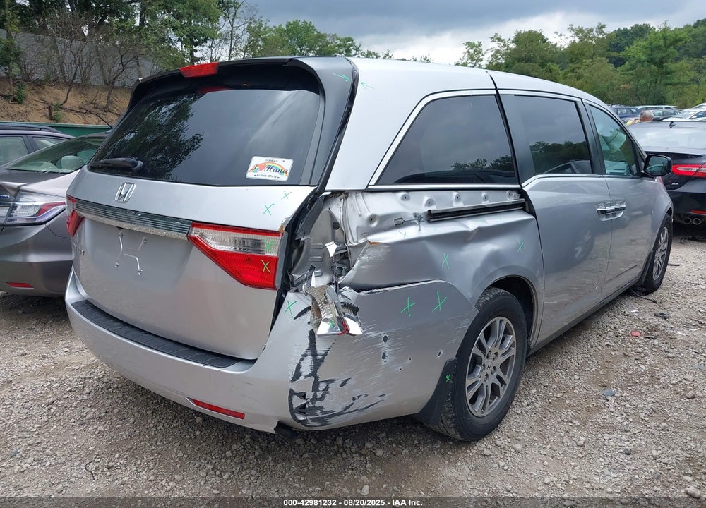 2013 HONDA ODYSSEY EX-L VIN: 5FNRL5H69DB077610
